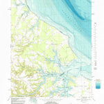 United States Geological Survey Kinsale, VA-MD (1968, 24000-Scale) digital map