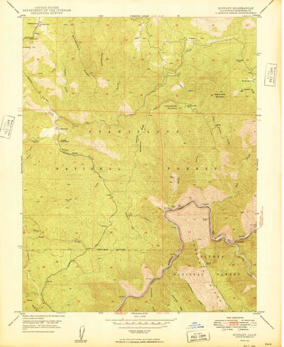 United States Geological Survey Kinsley, CA (1949, 24000-Scale) digital map