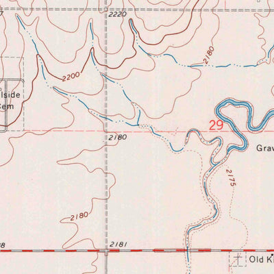 United States Geological Survey Kinsley, KS (1972, 24000-Scale) digital map