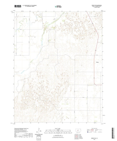 United States Geological Survey Kinsley SW, KS (2022, 24000-Scale) digital map