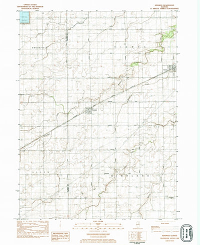 United States Geological Survey Kinsman, IL (1983, 24000-Scale) digital map