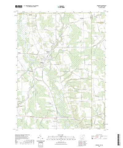 United States Geological Survey Kinsman, OH (2023, 24000-Scale) digital map