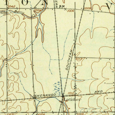 United States Geological Survey Kinsman, OH-PA (1907, 62500-Scale) digital map