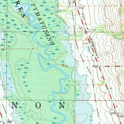 United States Geological Survey Kinsman, OH-PA (1994, 24000-Scale) digital map