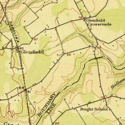 United States Geological Survey Kinston, NC (1916, 62500-Scale) digital map