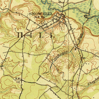 United States Geological Survey Kinston, NC (1916, 62500-Scale) digital map
