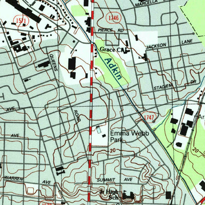 United States Geological Survey Kinston, NC (1998, 24000-Scale) digital map