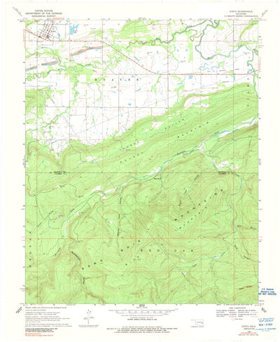 United States Geological Survey Kinta, OK (1969, 24000-Scale) digital map