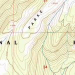 United States Geological Survey Kintla Lake, MT (1994, 24000-Scale) digital map
