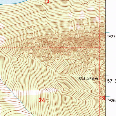 United States Geological Survey Kintla Lake, MT (1994, 24000-Scale) digital map