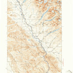 United States Geological Survey Kintla Peak, MT (1938, 125000-Scale) digital map