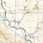 United States Geological Survey Kintla Peak, MT (1938, 125000-Scale) digital map