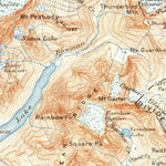 United States Geological Survey Kintla Peak, MT (1938, 125000-Scale) digital map