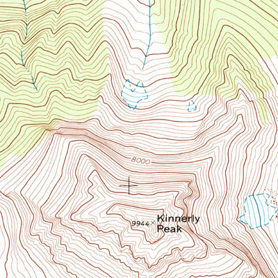 United States Geological Survey Kintla Peak, MT (1968, 24000-Scale) digital map