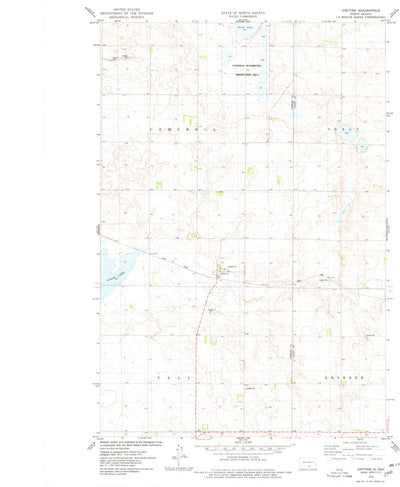 United States Geological Survey Kintyre, ND (1975, 24000-Scale) digital map