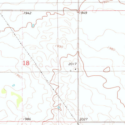 United States Geological Survey Kintyre NE, ND (1979, 24000-Scale) digital map