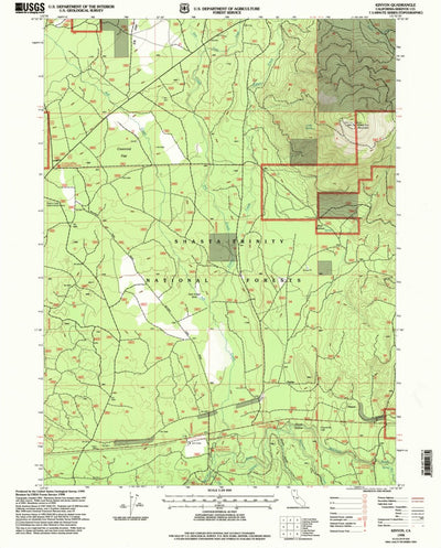 United States Geological Survey Kinyon, CA (1998, 24000-Scale) digital map