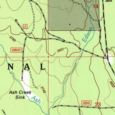 United States Geological Survey Kinyon, CA (1998, 24000-Scale) digital map