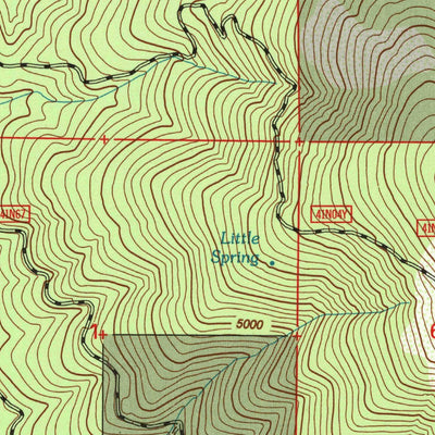 United States Geological Survey Kinyon, CA (1998, 24000-Scale) digital map