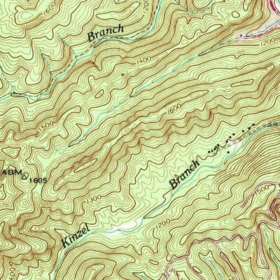 United States Geological Survey Kinzel Springs, TN (1953, 24000-Scale) digital map