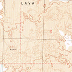 United States Geological Survey Kinzie Butte, ID (1979, 24000-Scale) digital map