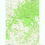 United States Geological Survey Kinzua, OR (1966, 62500-Scale) digital map