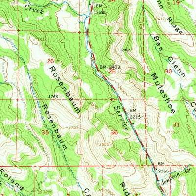 United States Geological Survey Kinzua, OR (1966, 62500-Scale) digital map