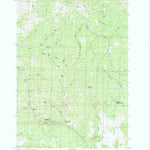 United States Geological Survey Kinzua, OR (1987, 24000-Scale) digital map