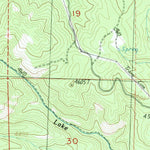 United States Geological Survey Kinzua, OR (1987, 24000-Scale) digital map