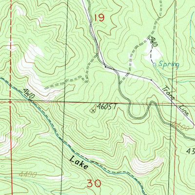 United States Geological Survey Kinzua, OR (1987, 24000-Scale) digital map