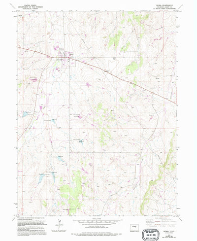 United States Geological Survey Kiowa, CO (1970, 24000-Scale) digital map