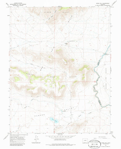 United States Geological Survey Kiowa Hill, CO (1967, 24000-Scale) digital map