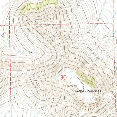 United States Geological Survey Kiowa Hill, CO (1967, 24000-Scale) digital map