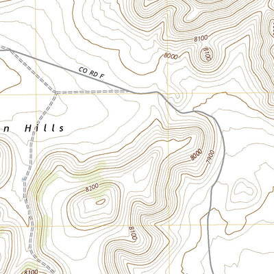 United States Geological Survey Kiowa Hill, CO (2022, 24000-Scale) digital map