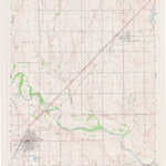 United States Geological Survey Kiowa, KS (1972, 24000-Scale) digital map