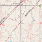 United States Geological Survey Kiowa, KS (1972, 24000-Scale) digital map