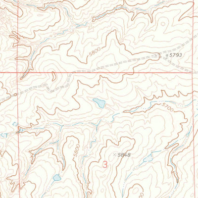 United States Geological Survey Kiowa NE, CO (1970, 24000-Scale) digital map