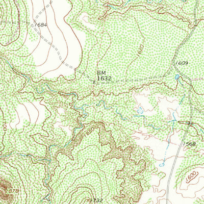 United States Geological Survey Kiowa Peak, TX (1962, 24000-Scale) digital map