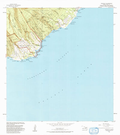 United States Geological Survey Kipahulu, HI (1983, 24000-Scale) digital map