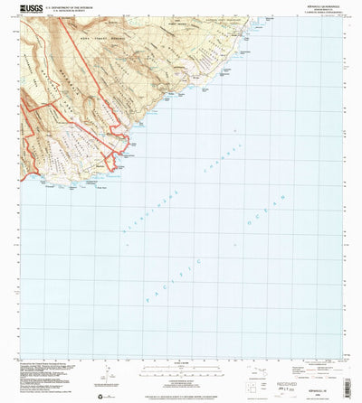 United States Geological Survey Kipahulu, HI (1995, 24000-Scale) digital map