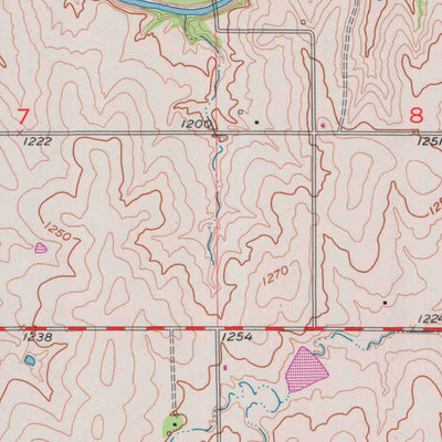 United States Geological Survey Kipp, KS (1955, 24000-Scale) digital map