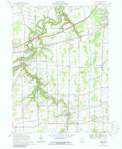 United States Geological Survey Kipton, OH (1969, 24000-Scale) digital map