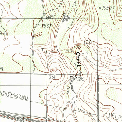 United States Geological Survey Kirby Lake NE, TX (1984, 24000-Scale) digital map