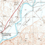 United States Geological Survey Kirby, WY (1945, 62500-Scale) digital map