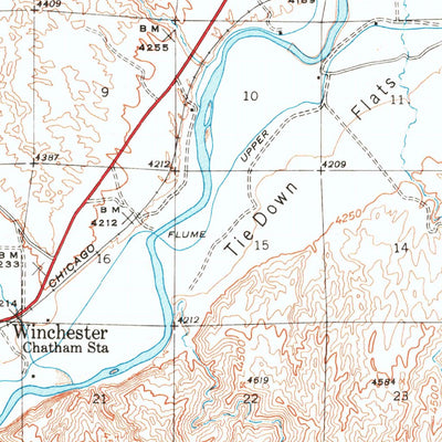 United States Geological Survey Kirby, WY (1945, 62500-Scale) digital map