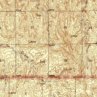 United States Geological Survey Kirby, WY (1946, 62500-Scale) digital map