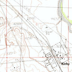 United States Geological Survey Kirby, WY (1985, 24000-Scale) digital map