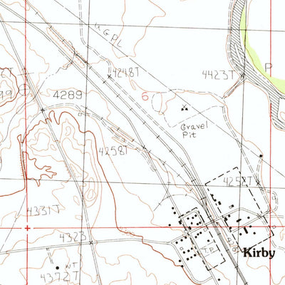 United States Geological Survey Kirby, WY (1985, 24000-Scale) digital map