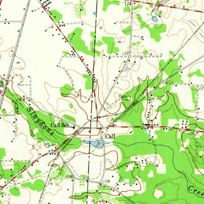 United States Geological Survey Kirbyville, TX (1958, 62500-Scale) digital map