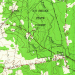 United States Geological Survey Kirbyville, TX (1958, 62500-Scale) digital map
